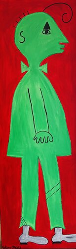 Mr Green von Celine O´Neil, Malerei kaufen auf Singulart