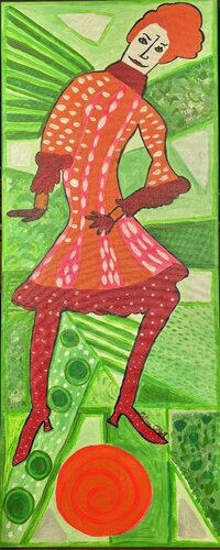 Unbekannnter Gast de Celine O´Neil, Pintura a la venta en Singulart
