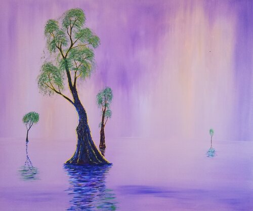 Drifting again di Haykal Khalil, Pittura in vendita su Singulart