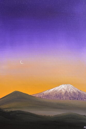 Highland nostalgia di Haykal Khalil, Pittura in vendita su Singulart