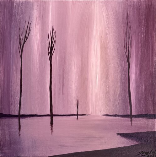 The Watcher di Haykal Khalil, Pittura in vendita su Singulart