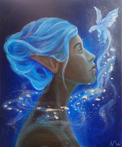 Breath of Other Worlds de Natalia Wilkinson, Pintura a la venta en Singulart
