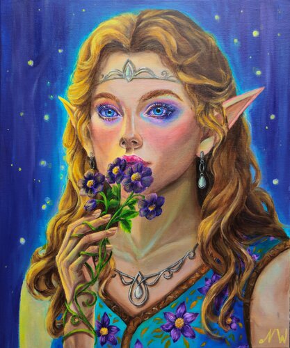 Not a Princess, But Thanks van Natalia Wilkinson, Schilderij te koop op Singulart