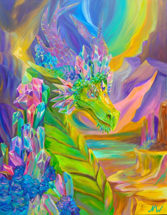 Crystal Cave Dragon Natalia Wilkinson