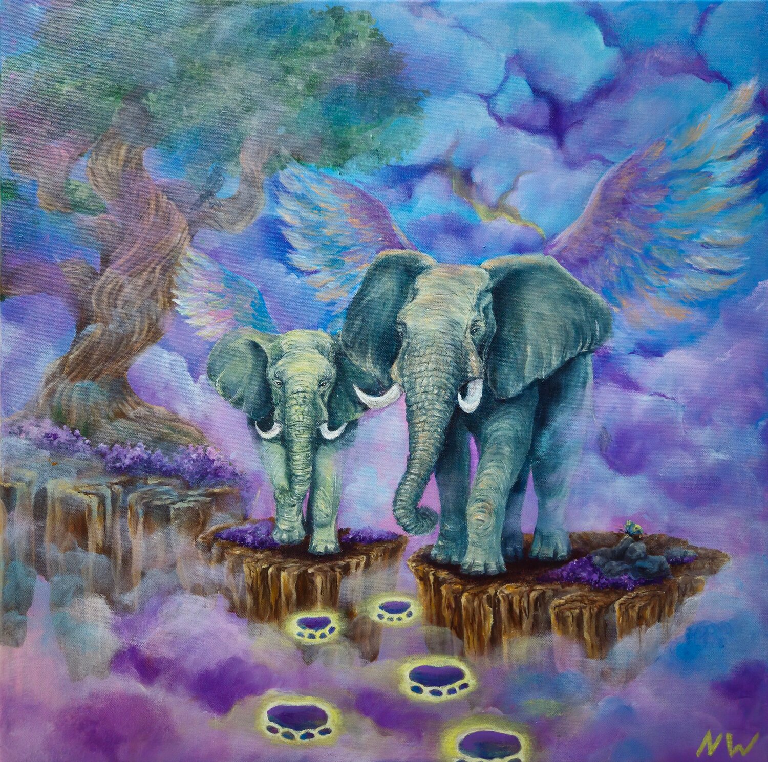 By the Footsteps of the Ancients Natalia Wilkinson Dipinto originale in vendita