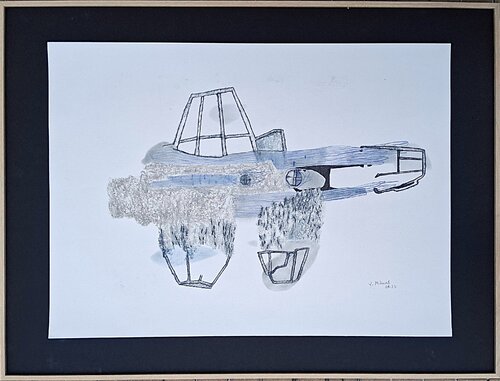 Habitacles di yves minssart, Disegno in vendita su Singulart