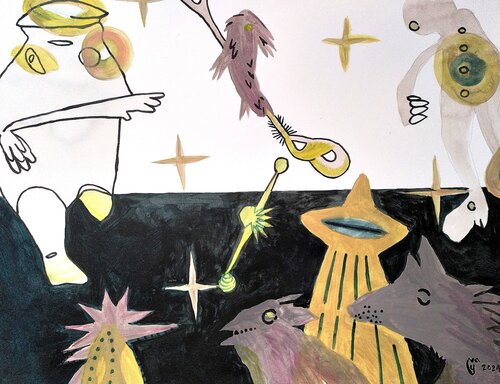 Désirs van yves minssart, Schilderij te koop op Singulart