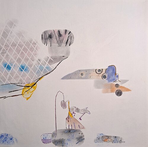 Le chien by yves minssart, Drawing for Sale on Singulart