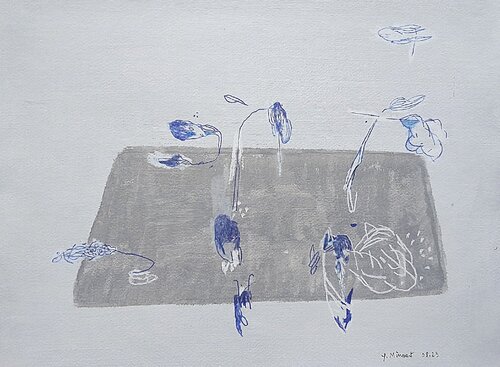 Scène spatiale by yves minssart, Work on Paper for Sale on Singulart