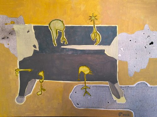 Commode rêveuse van yves minssart, Schilderij te koop op Singulart