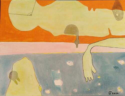 En apesanteur van yves minssart, Schilderij te koop op Singulart