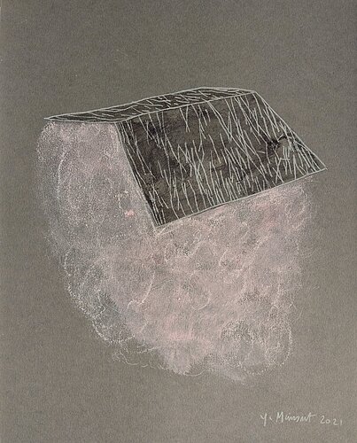 incandescence by yves minssart, Drawing for Sale on Singulart