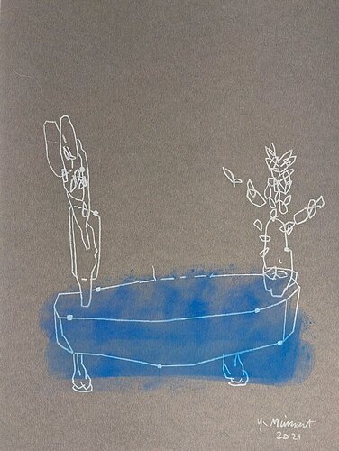 cheminements by yves minssart, Drawing for Sale on Singulart