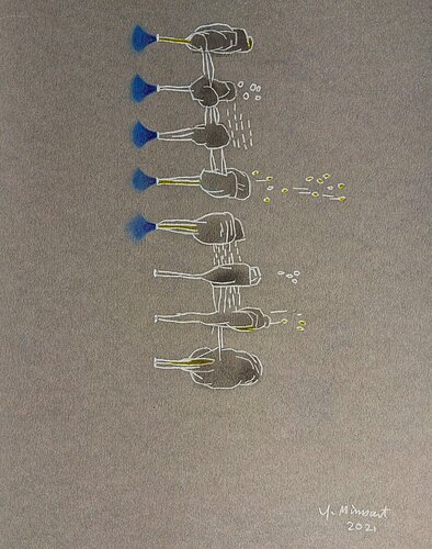 énergies by yves minssart, Drawing for Sale on Singulart