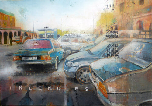 INCENDIES di Diego Scursatone, Pittura in vendita su Singulart