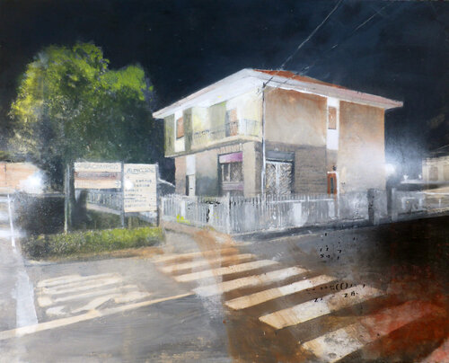 LIGHT POLLUTION n°6 (STARLESS) di Diego Scursatone, Pittura in vendita su Singulart
