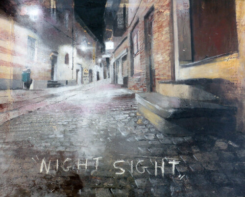 LIGHT POLLUTION n°12 (NIGHT SIGHT) by Diego Scursatone, Painting for Sale on Singulart