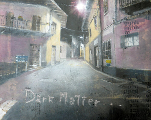 LIGHT POLLUTION n°14 (DARK MATTER) by Diego Scursatone, Painting for Sale on Singulart