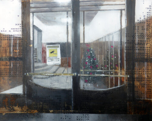 LIGHT POLLUTION n°19 (NATALE A NAPOLI) by Diego Scursatone, Painting for Sale on Singulart