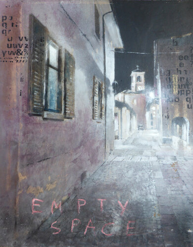 LIGHT POLLUTION n°20 (EMPTY SPACE) by Diego Scursatone, Painting for Sale on Singulart