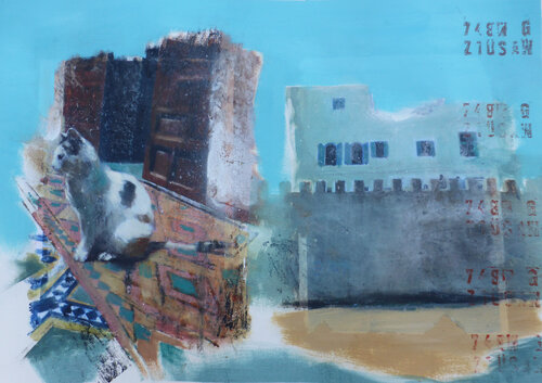 ARRIVING SOMEWHERE de Diego Scursatone, Pintura a la venta en Singulart