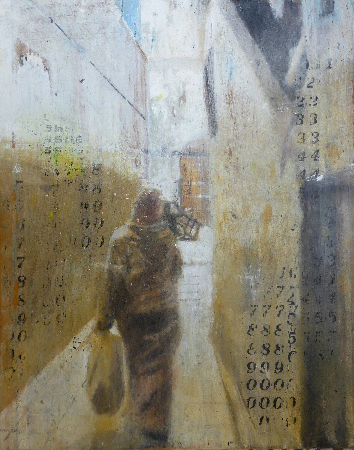 CRASI URBANA n°18 (FEZ) Diego Scursatone Dipinto originale in vendita