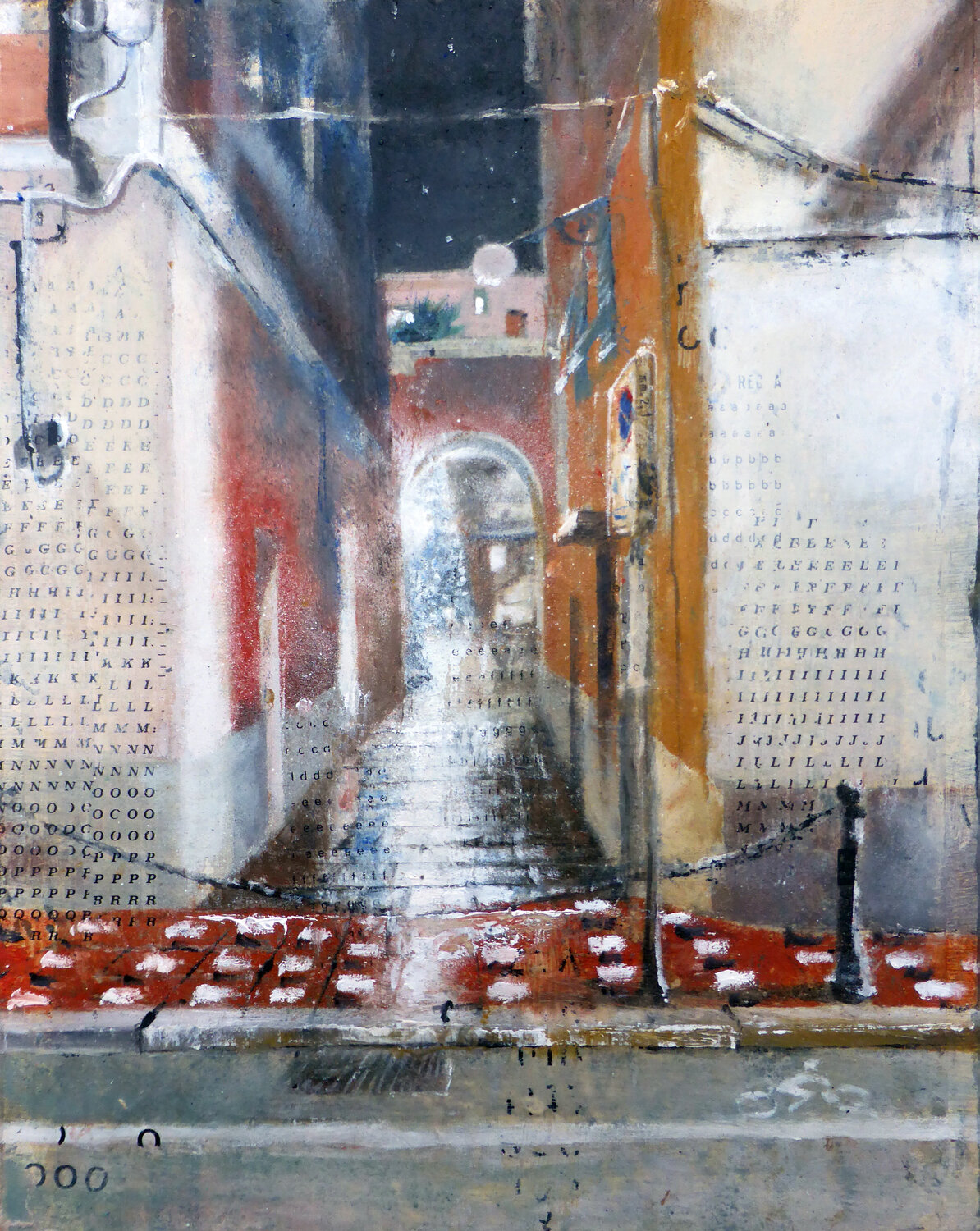 LIGHT POLLUTION n°1 (TIME CAPSULE) Diego Scursatone Pintura original en venta