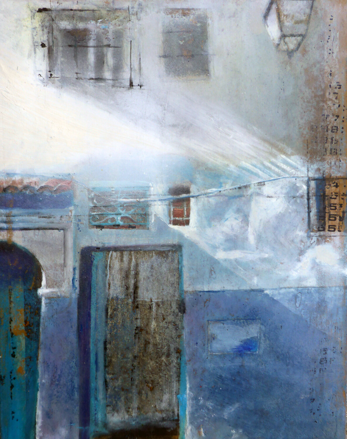 OBLIQUE LIGHT Diego Scursatone Original painting for sale
