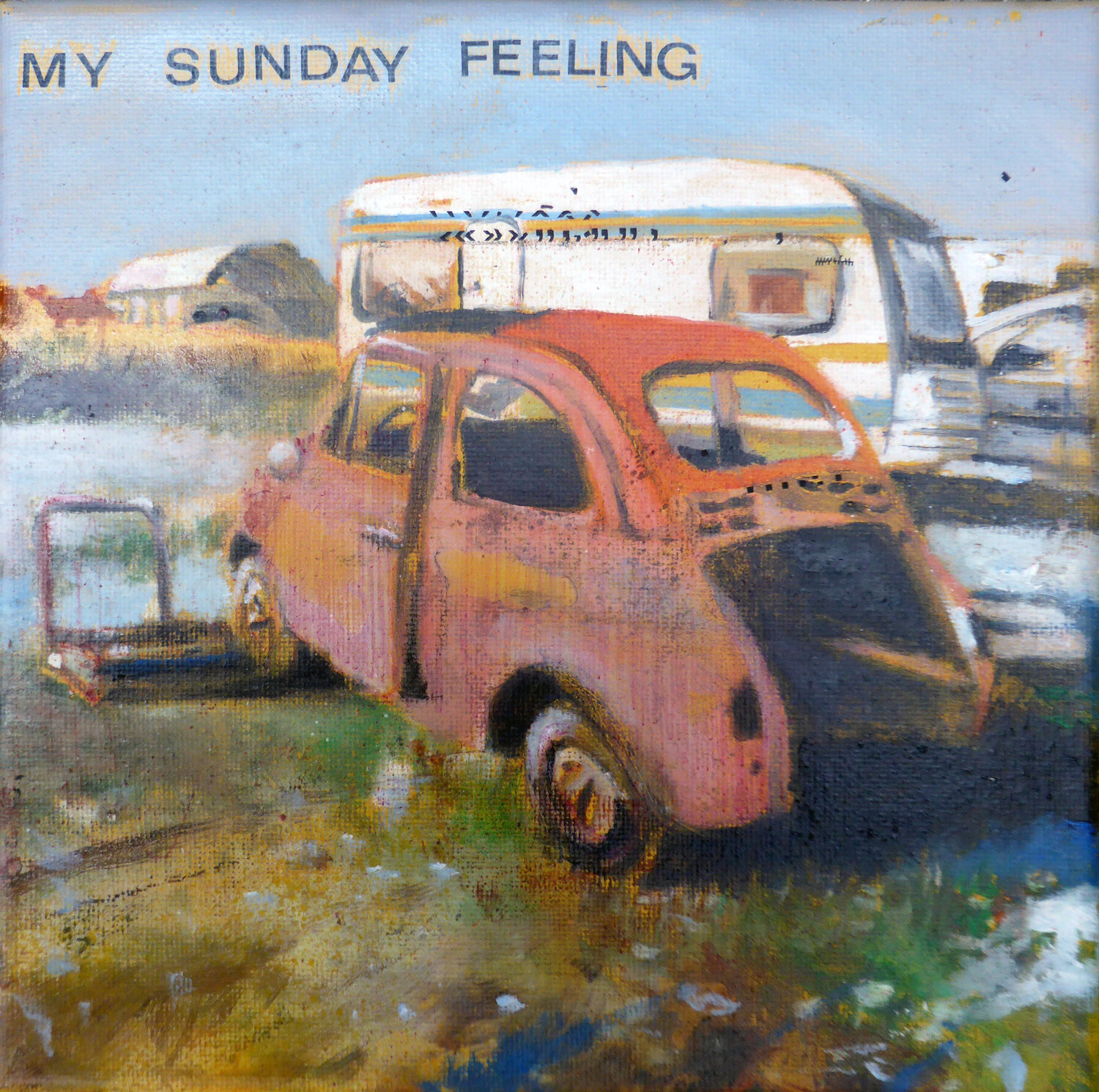 MY SUNDAY FEELING Diego Scursatone Original painting for sale
