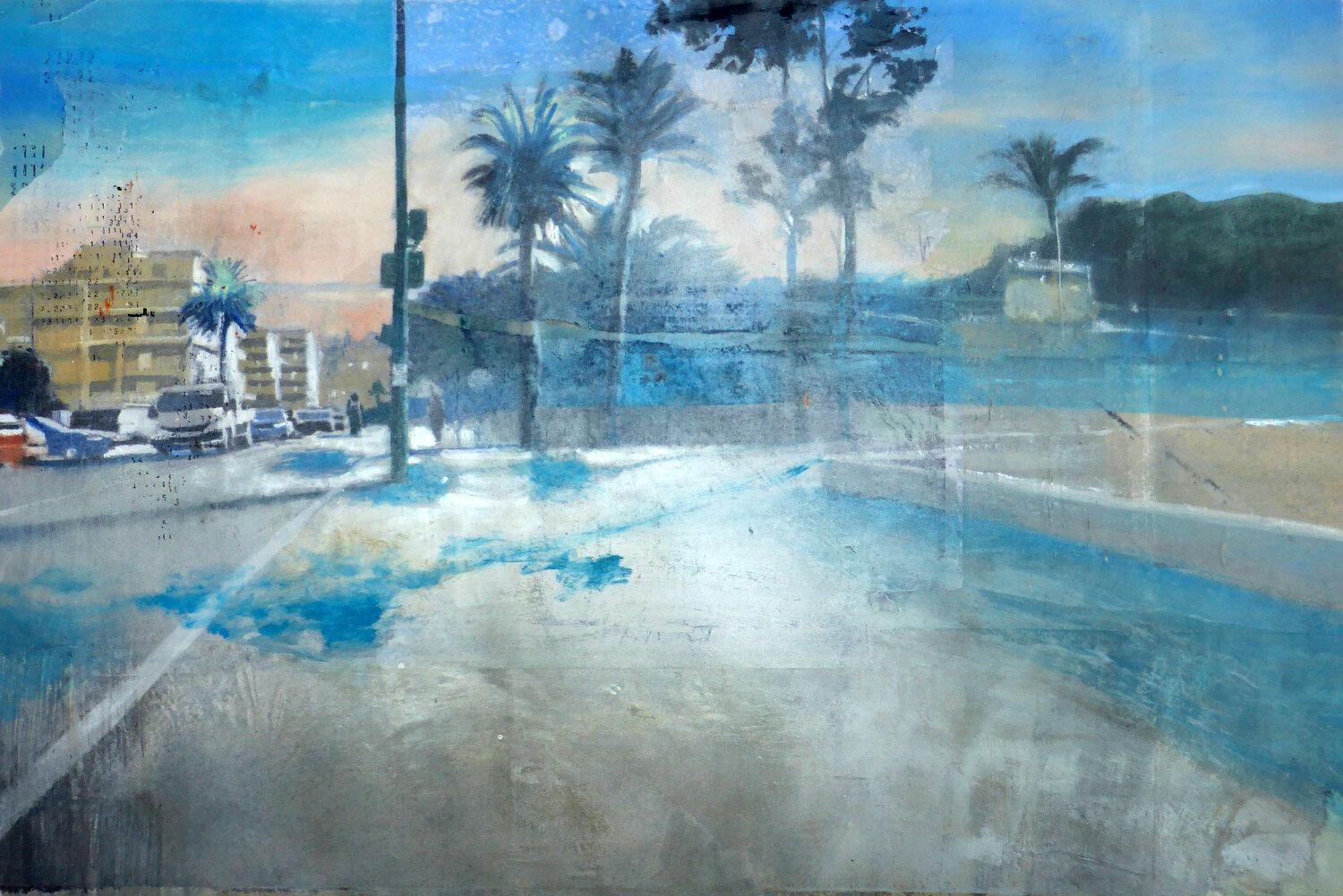 SUNTRIP Diego Scursatone Original painting for sale