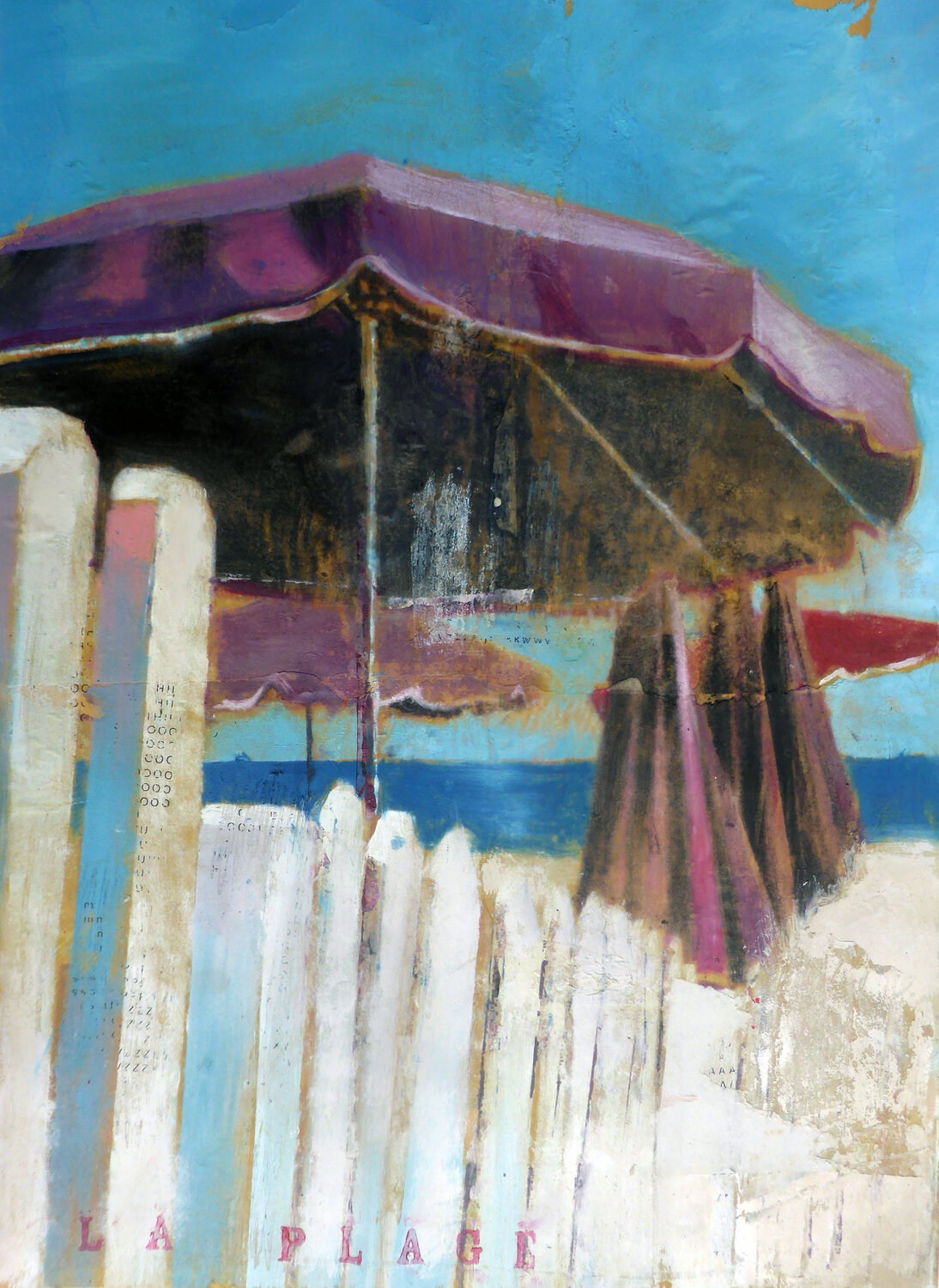 LA PLAGE n°2 Diego Scursatone Pintura original en venta