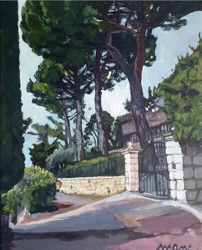 Canal de la Siagne, hauts de Cannes von Manejudith Sitruk, Malerei kaufen auf Singulart