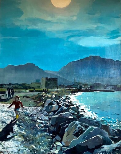 la pointe rouge , Marseille van Manejudith Sitruk, Schilderij te koop op Singulart