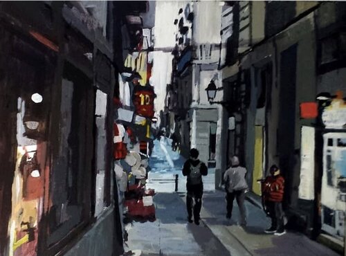 Barcelone 1 von Manejudith Sitruk, Malerei kaufen auf Singulart