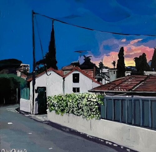 le Cannet, nocturne von Manejudith Sitruk, Malerei kaufen auf Singulart