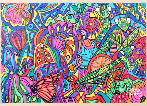 A Ojos de Mantis di Vera Karina Cannita, Pittura in vendita su Singulart