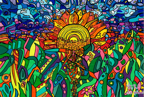 Atardecer von Vera Karina Cannita, Malerei kaufen auf Singulart