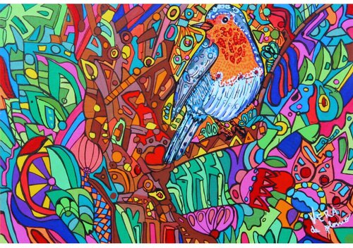 Petirrojo von Vera Karina Cannita, Malerei kaufen auf Singulart