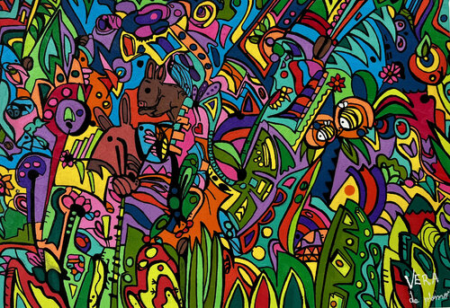 Libres van Vera Karina Cannita, Schilderij te koop op Singulart