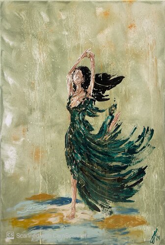 Salome Dancing by Fie Freja Sandkamm, Painting for Sale on Singulart