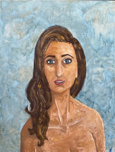 Here I Am di Fie Freja Sandkamm, Pittura in vendita su Singulart