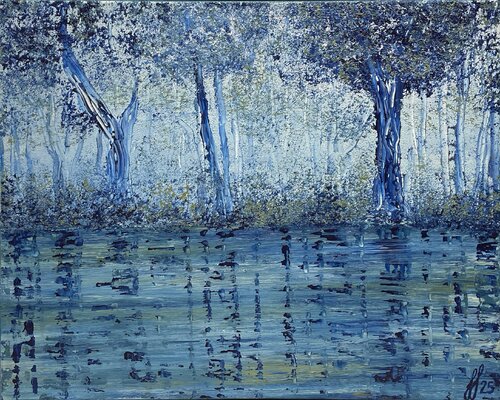 Twilight Forest von Fie Freja Sandkamm, Malerei kaufen auf Singulart
