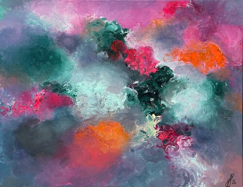 Hidden in the Clouds von Fie Freja Sandkamm, Malerei kaufen auf Singulart