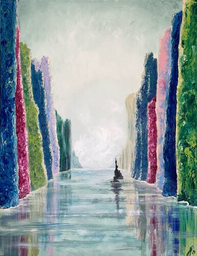 Safe Passage van Fie Freja Sandkamm, Schilderij te koop op Singulart