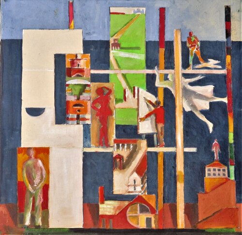 LE  STANZE  DI   S.F. par Sergio Franzosi, Peinture en vente sur Singulart