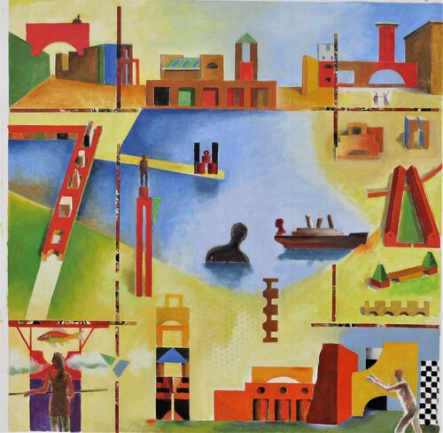SUITE 14/21 par Sergio Franzosi, Peinture en vente sur Singulart