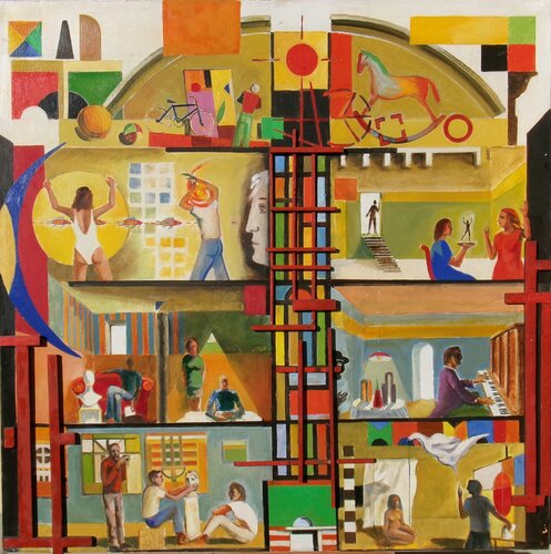 DAL PALAZZO,k by Sergio Franzosi, Painting for Sale on Singulart