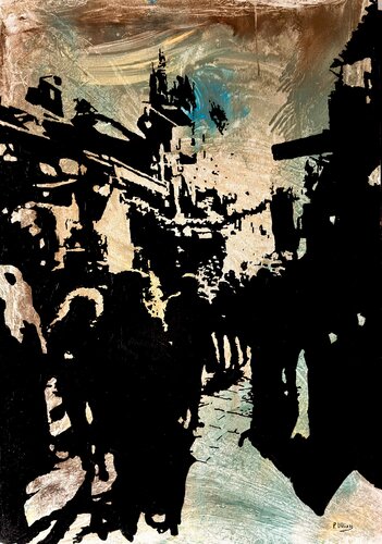 ESPLOSIONE di Paolo Uttieri, Pittura in vendita su Singulart