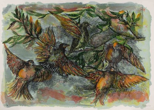 Birds by Saverio Terruso, Print for Sale on Singulart