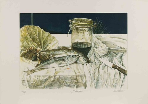 Two Fishes von Giovanni Battista De Andreis, Druck kaufen auf Singulart
